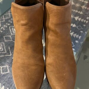 Brown Leather Ankle Boots